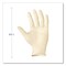 Boardwalk 5 mil Thick 9.5 in. Long Powder-Free Synthetic Examination Vinyl Gloves - Extra Large, Cream (100/Box, 10 Boxes/Carton)